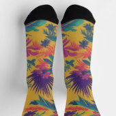 Gelbpalmen Socken (Oben)