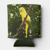 Gelbpapagei Dosenkühler (Rückseite)