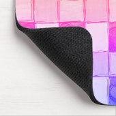 Gelbpinke Lila Herzmuskelmuskel Pad Mousepad (Ecke)