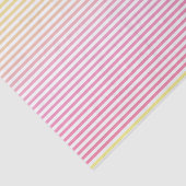 Gelbpinke Ombre/glänzende Streifen Seidenpapier (Ausschnitt)