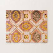 Gelbpinke ungarische Abstrakte Decke Puzzle (Horizontal)