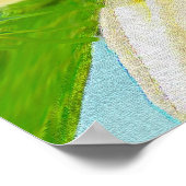 Gelbplumpe Poster (Ecke)