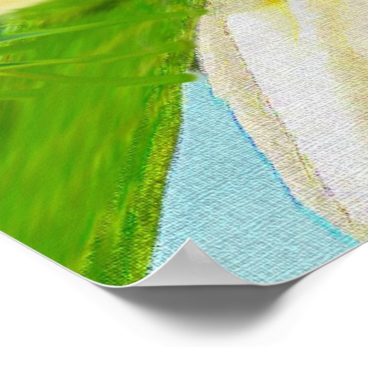 Gelbplumpe Poster (Ecke)