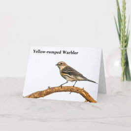 Gelbraupe Dankeskarte