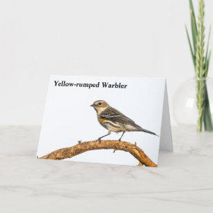 Gelbraupe Dankeskarte