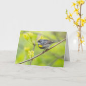 Gelbraupe Karte (Gelbe Blume)