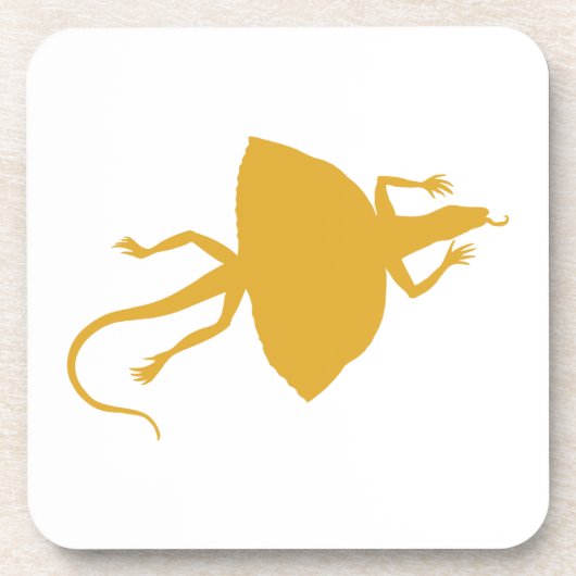 Gelbreptil Getränkeuntersetzer (Vorderseite)