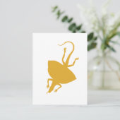 Gelbreptil Postkarte (Stehend Vorderseite)