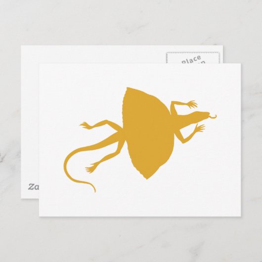 Gelbreptil Postkarte (Vorne/Hinten)