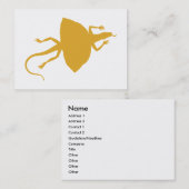 Gelbreptil Visitenkarte (Vorne/Hinten)