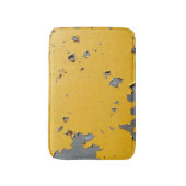 Gelbrisches Metall: schmutzige Textur. Badematte (Vorderseite Vertikal)