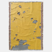 Gelbrisches Metall: schmutzige Textur. Decke (Vorderseite Vertikal)