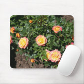 Gelbrosa Blume Mousepad (Mit Mouse)