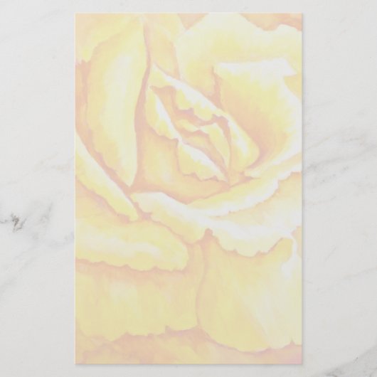 Gelbrosa Briefpapier (Vorderseite)