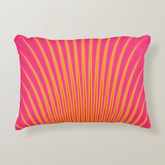 Gelbrosa Dekokissen (Vorderseite)