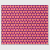 Gelbrosa Geschenkpapier (Flach)