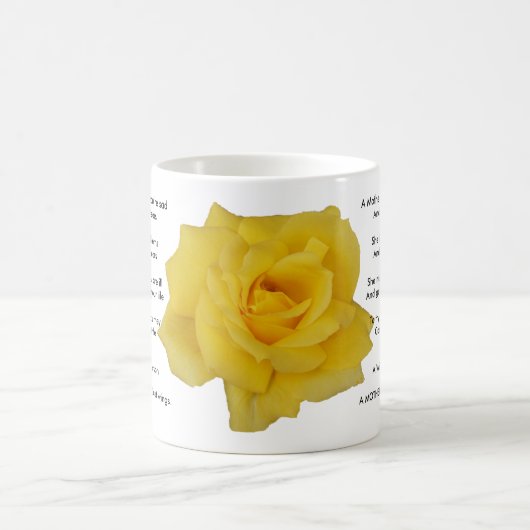 Gelbrosa Kaffeetasse (Mittel)