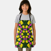 Gelbrosa Rosenmuster Schürze (Insitu)