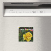 Gelbrose-Blume-Magnet Magnet (In Situ (Geschirrspüler))