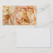 Gelbrose-Blume Visitenkarte (Vorne/Hinten)