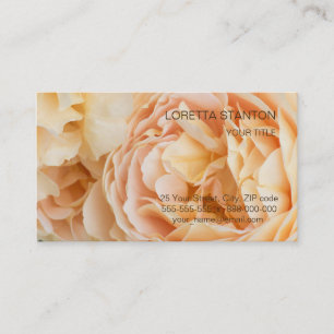 Gelbrose-Blume Visitenkarte