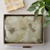 Gelbsandmuster Camouflage Tarnmuster Seidenpapier (Geschenk)