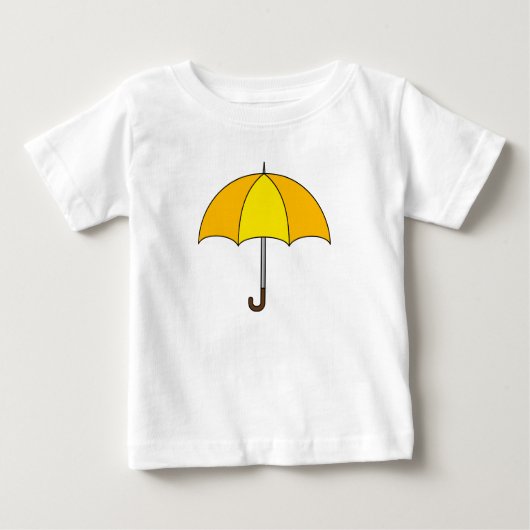 Gelbschirm Baby T-shirt (Vorderseite)