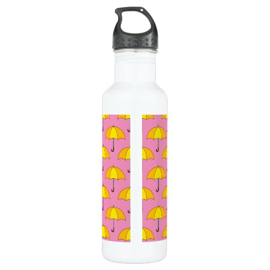 Gelbschirm Edelstahlflasche (Rückseite)