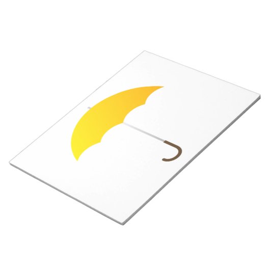 Gelbschirm Notizblock (angewinkelt)