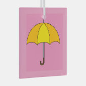 Gelbschirm Ornament Aus Glas (Vorderseite Rechts)