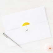 Gelbschirm Runder Aufkleber (Umschlag)