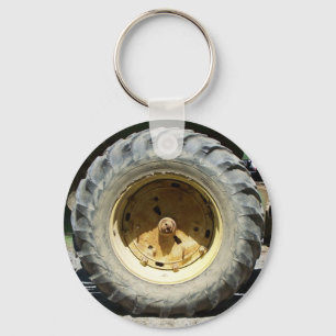 Gelbschlepper Schlüsselanhänger