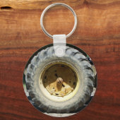 Gelbschlepper Schlüsselanhänger (Vorderseite)