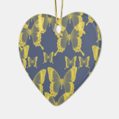 Gelbschmetterling Keramikornament (Links)