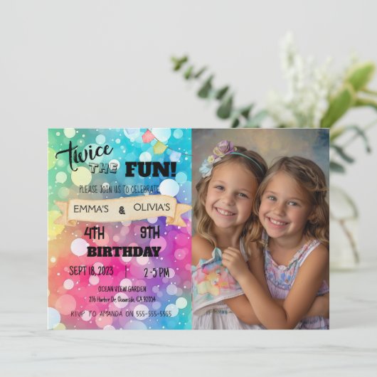 Gelbschwanz-Foto-Junge Einladung (Stehend Vorderseite)