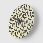 Gelbschwanz Runde Wanduhr (Winkel)