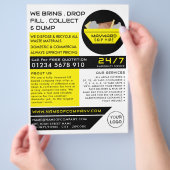 Gelbschwanz-Skip, Skip/Dumpster Flyer (Hand)
