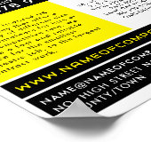 Gelbschwanz-Skip, Skip/Dumpster Poster (Ecke)