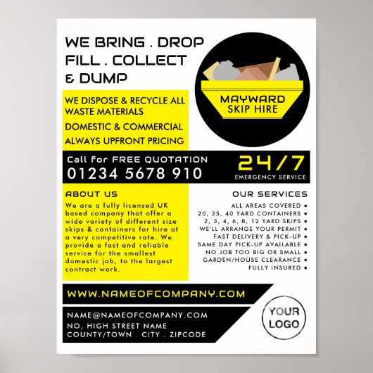 Gelbschwanz-Skip, Skip/Dumpster Poster (Vorne)