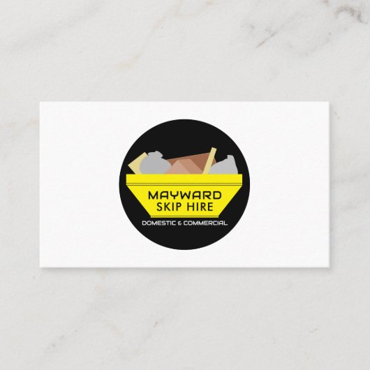 Gelbschwanz-Skip, Skip/Dumpster Visitenkarte (Vorderseite)