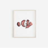 Gelbschwanzclownfischprint Poster