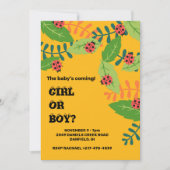 Gelbschwanzdusche Einladung (Vorderseite)