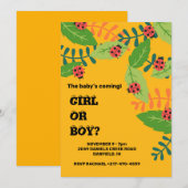 Gelbschwanzdusche Einladung (Vorne/Hinten)