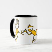 Gelbschwanzringer Keramik Tasse (Vorderseite Links)