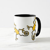 Gelbschwanzringer Keramik Tasse (VorderseiteRechts)
