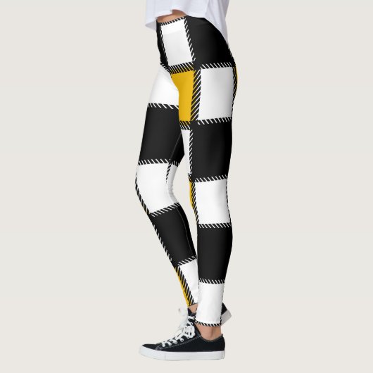 Gelbschwarz Leggings (Links)