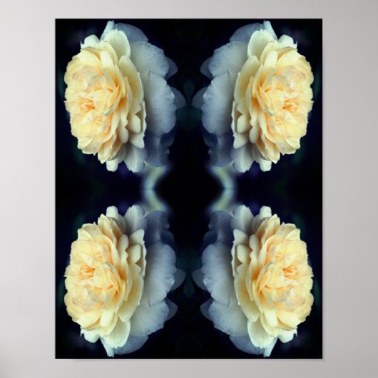 Gelbschwellung im Blut Abstrakt Poster (Vorne)