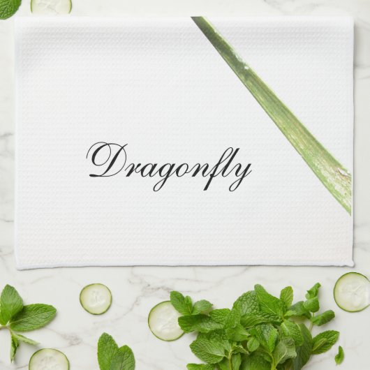 Gelbschwingendrachenfliege Handtuch (Gefaltet)