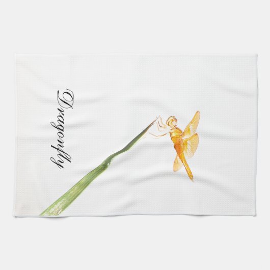 Gelbschwingendrachenfliege Handtuch (Horizontal)