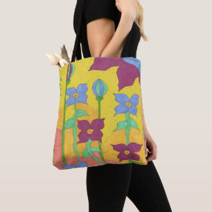 Gelbsonnenbeutel, Bohemisch florale Totentasche Tasche